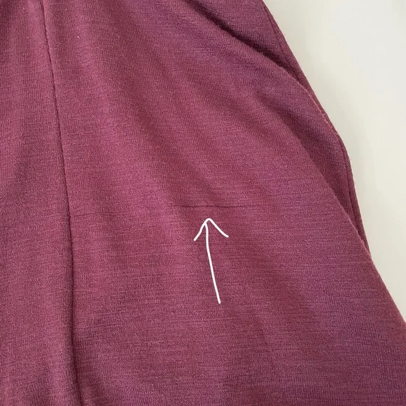 Aritzia Wilfred Free Paige Twist Front Longsleeve Dress in Cardamon NWT - Picture 11 of 15